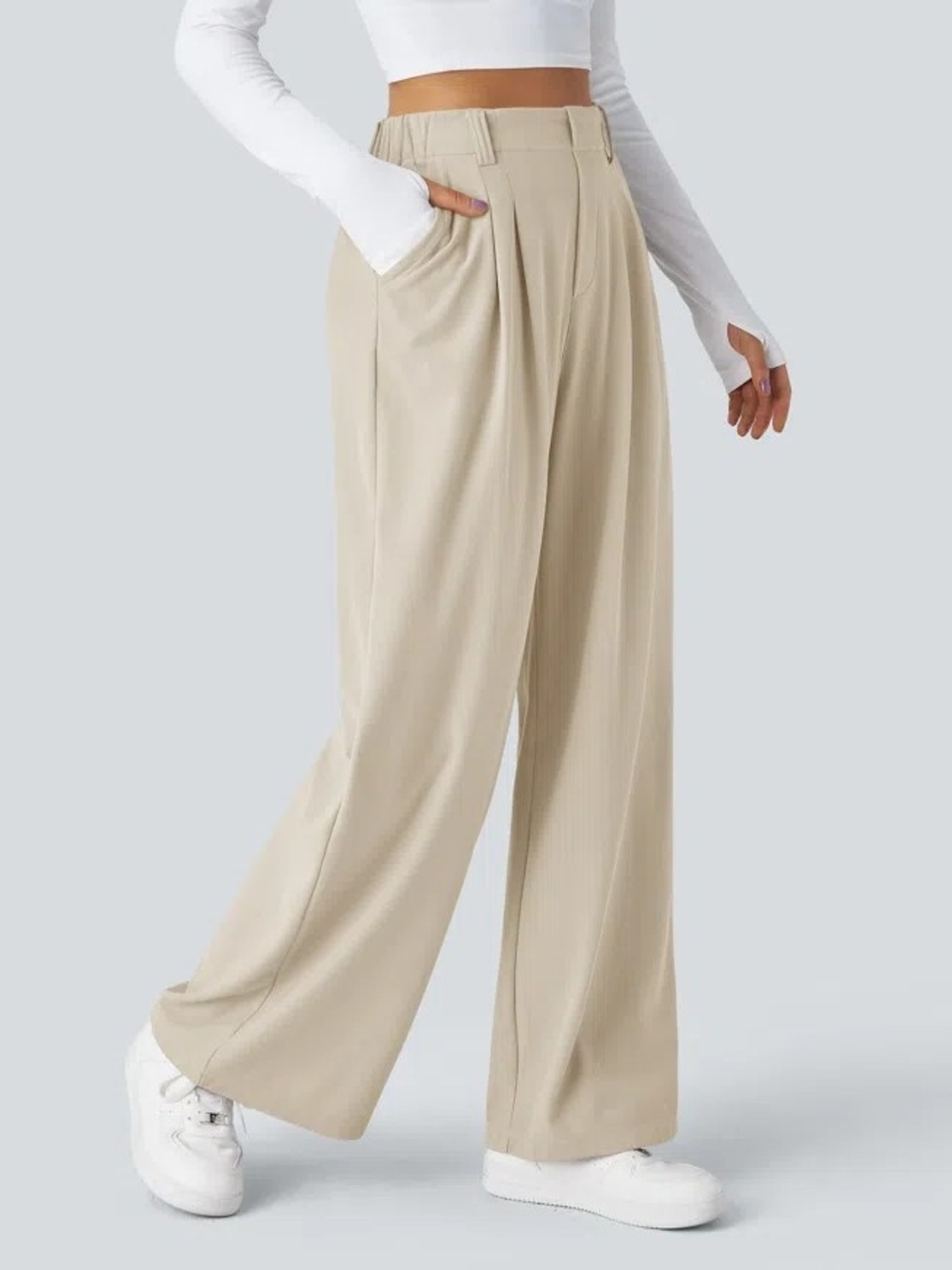 NWT Halara Wide-leg Work Pants